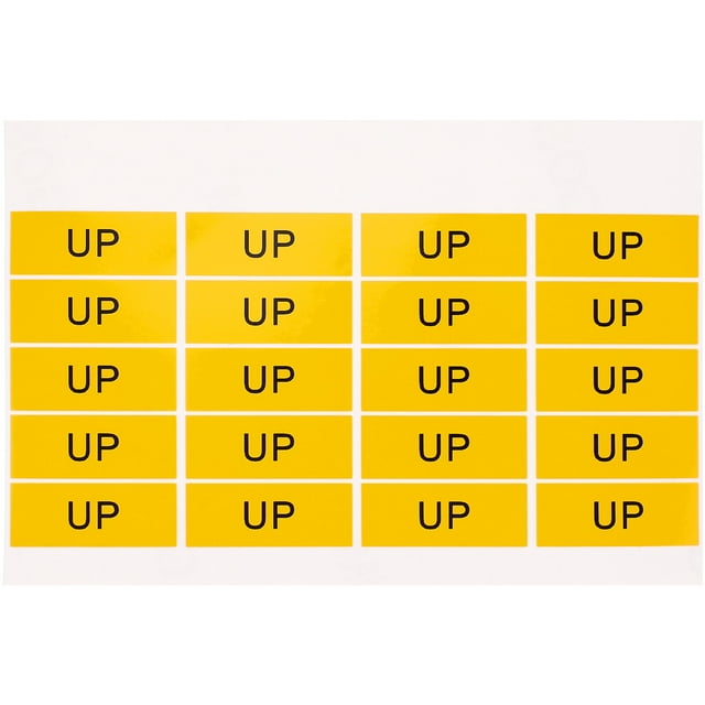 20pcs Device Switch Label Sticker UP Caution Switch Sticker Device Switch Stickers