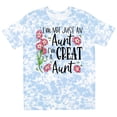 thumbnail image 3 of Inktastic I'm Not Just an Aunt, I'm a Great Aunt Flowers T-Shirt, 3 of 5