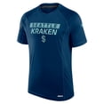 thumbnail image 2 of Men's Fanatics Deep Sea Blue Seattle Kraken Authentic Pro Rink Tech T-Shirt, 2 of 3
