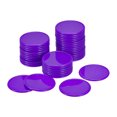 thumbnail image 1 of Unique Bargains Small Plastic Learning Counters 37mm/1.45 Inch Purple Pack of 50, 1 of 5