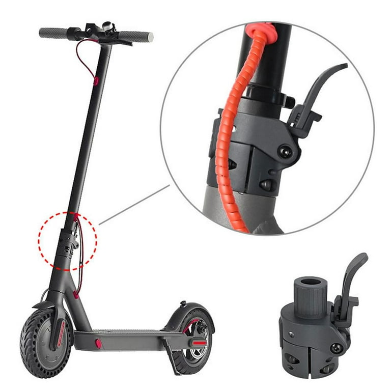 BASE PÔLE PLIANTE 12*8*8cm accessoires noir scooter électrique fonctionnel  EUR 49,13 - PicClick FR