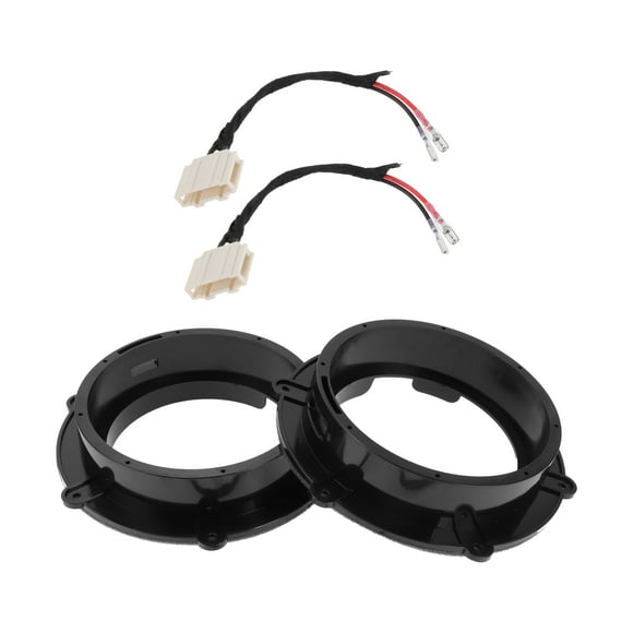 Anillo espaciador de altavoz Unique Bargains para tweeter, adaptador para Volkswagen para 6.5" 2Set