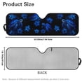thumbnail image 3 of POLERO Accordion Car Windshield Sun Shade, Blue Sea Turtle Hibiscus Car Sun Visor to Protect UV Rays, Foldable Automotive Windshield Sunshades Keep Your Vehicle Cool & Comfort - 52.95" x 16.14", 3 of 7