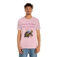 thumbnail image 5 of Good Things Are Waiting For Us Cute Rainbow Turtle Unisex Short Sleeve Tee, 5 of 8