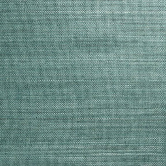 Kenneth James Kimiyo Aqua Grasscloth Wallpaper, 36-in by 24-ft, 72 sq. ft