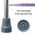 thumbnail image 2 of Crutch Tips, 3/4Inch Heavy Duty Non-Slip Rubber Cane Tips, Replacement Cane Foot Caps, Crutch Pads,6 PCS, 2 of 6