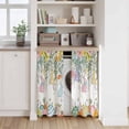 thumbnail image 6 of Easter Bunny Kitchen Curtains 45 Inch Length, Eucalyptus Leaves Spring Easter Eggs Country Tiers Curtains for Bathroom Bedroom Cafe, Light Filtering Small Window Treatment Drapes 2 Panels 42"Wx45"L, 6 of 8