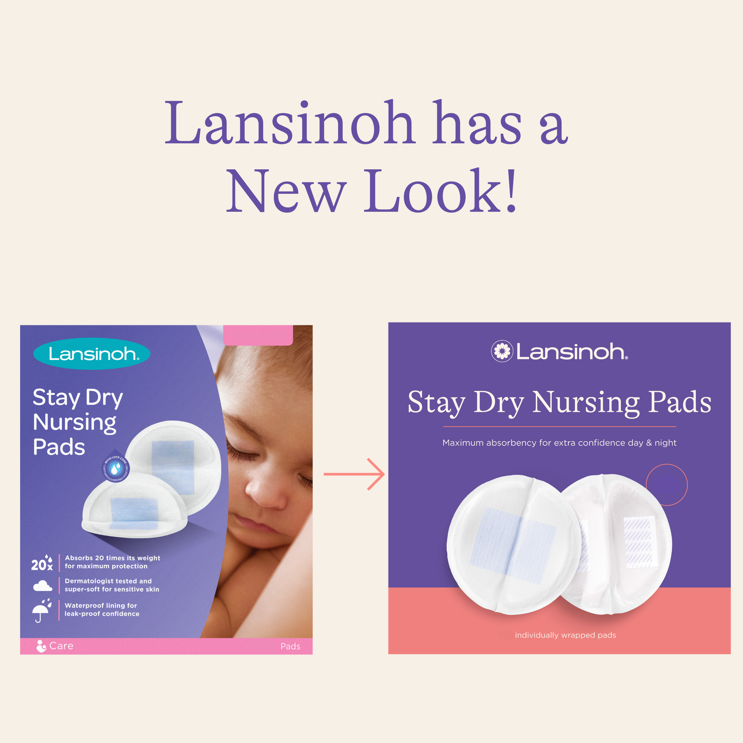 Lansinoh Stay Dry Disposable Nursing Pads for Breastfeeding, 100 Count - image 3 of 12