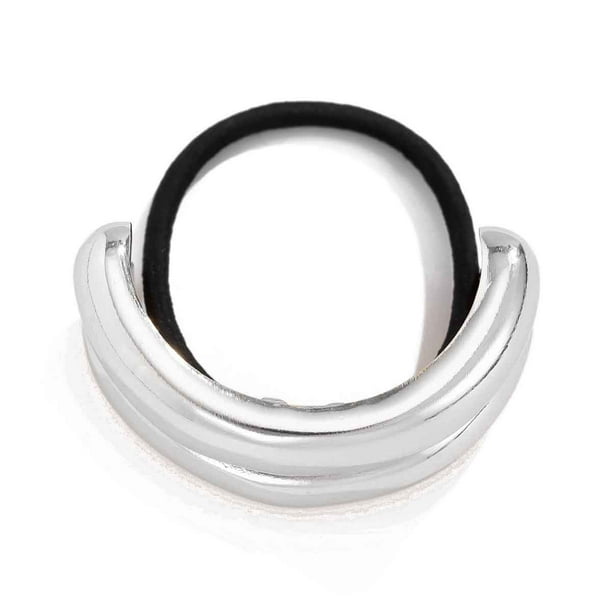 Diadema elástica cóncava de aleación personalizada, diadema geométrica de estilo moderno y versátil, diadema con temperamento que combina con la cabeza.