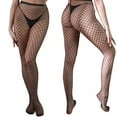thumbnail image 2 of Kelon Stockings Clearance Polyester Long Socks Fishnet Hosiery Batch Black Wire Hollowed Out Fishnet Mesh Large Net Medium Net Small Net Pantyhose Net, 2 of 5