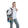 thumbnail image 5 of Lsque Chucky Pattern Insulated Lunch Bag – Lunch Box with Thick Insulation & Food-Grade PEVA Lining, Functional Compartments & Detachable Handle, 5 of 7