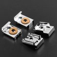 thumbnail image 3 of 4pcs/set Adjustable Bathroom Glass Clamps Practical Mirror Clips Easy Install Wall Bracket Hanger Spring Loaded Square Durable, 3 of 5
