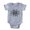 Heather Grey, variant on CafePress - Web Eek_Wh - Cute Infant Baby Football Bodysuit