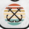 thumbnail image 4 of Inktastic Anchor Nautical Sailing Sunset Boys or Girls Baby Bib, 4 of 4