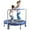 Blue, variant on KFFKFF 36-Inch Children's Trampoline, Indoor and Outdoor 3FT Compact Trampoline, Collapsible Trampoline with Support Bar, Bouncing Trampoline for Youngsters, Ideal 3+ Year Old Kids' Birthday Present