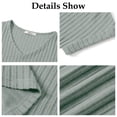 thumbnail image 4 of Shine Up Blouses for Women Casual V Neck Shirts Summer Sweaters Short Sleeve Tunic Tops, 4 of 4
