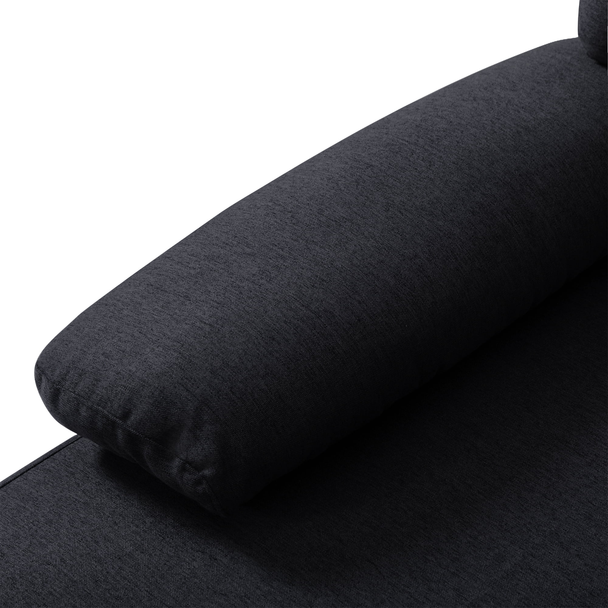 Aukfa 108" U-Shape Sectional Sofa for Living Room, Double Extra Wide Chaise Lounge Couch, Black
