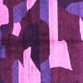 thumbnail image 1 of Ahgly Company Indoor Square Abstract Purple Modern Area Rugs, 3' Square, 1 of 4