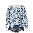 thumbnail image 4 of Cutuoiiu Cardigans for Women Button Front Round Neck Long Sleeve Casual Outwear Gifts, 4 of 4