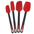 thumbnail image 2 of Uikceten Baking Masterclass,Baking Pro Series,Baking Versatility Red Kitchen Daily Necessities New Four Piece Set Multifunctional Silicone Spatula Scraper Butter, 2 of 7
