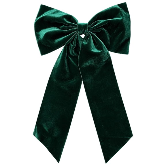Clearance Under $5 Oversized Velvet Bow, Decor for Christmas Tree and Front Door Style D