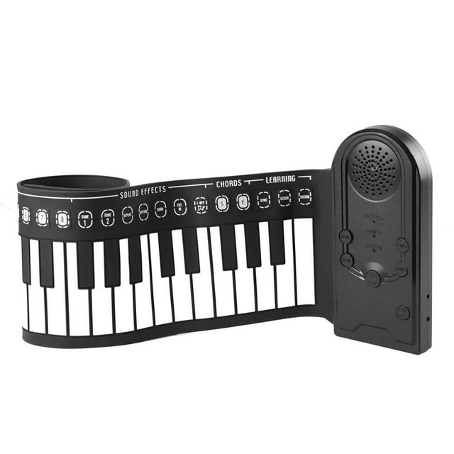 MesaSe Piano à 49 Touches Enroulable Pliable Portable Piano à Main Enroulable avec Intégré pour Enfantsadultesdébutants
