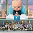 thumbnail image 5 of Boss Baby White Boy school Backdrop Taspestry Banner Party Supplies Background Poster Decor Decorations, 5 of 6