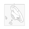 Genuine OE Mercedes-Benz Steering Wheel - 000-460-43-02-9E38