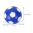 thumbnail image 2 of KAKOWELY 5Pack Mini Footballs PVC Hand Eye Coordination Training Desk Game Balls for Adults, 2 of 7
