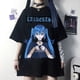 thumbnail image 3 of Camiseta Harajuku gótica para mujer, Camiseta holgada estética Punk oscura Grunge, camisetas góticas para mujer, ropa de calle Y2k, 3 of 5