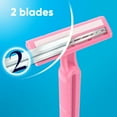 thumbnail image 5 of Daisy Gillette Disposable Razors for Women, 2-Bladed, 18 Count, Pink, 5 of 8