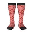 thumbnail image 2 of Lsque Red Strawberry Printed Crew Socks Men's Women's LightWeight Thin Casual Calf Socks ,Knee High Socks,Cotton Socks, 2 of 9