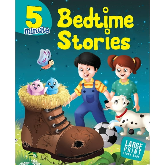 Livre d'Histoires: Histoires de Coucher de 5 Minutes pour Enfants (Grande Impression)