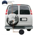 thumbnail image 4 of KAKALAD Woods Forests Bear 07 Spare Tire Cover Universal Car Vehicle Tools For Rv SUV Truck Camper Travel Trailer Accessories Buckle 14” Inch, 4 of 6