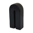 thumbnail image 2 of Benjara Modern Decorative Arch Sculpture in Matte Black Solid Marble- 8 Inch, 2 of 6