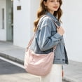 thumbnail image 6 of Sentmoon Women's Casual Waterproof Nylon Crossbody Bag Solid Color Large Capacity Lightweight Quick-Dry Travel Commuter Organizer with Zippered Pockets for Daily Use, 6 of 6