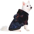 thumbnail image 2 of Fotbe Fire Breathing Dragon Twilight Sudadera con Estampado para Perros Pequeños – Suéter con Capucha para Mascotas, Tela Suave de Forro Polar con Bolsillo-XX-Large, 2 of 7