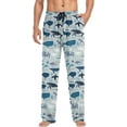 thumbnail image 3 of CROPD Pajama Pants Men Sleepwear Lounge Pants Pjs Bottoms with Pockets, 3 of 7