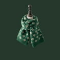 thumbnail image 2 of Mode Automne Femmes Foulard Tricotée Arbre de Noël Chaude Col Montant, Couleur : Vert, 2 of 3