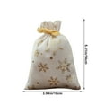 thumbnail image 6 of Upgraded HEROOY Velvet Hot Stamping Drawstring Bag Pentagram Christmas Gift Bags Candy Drawstring Bags Holiday Products Gifts J, 6 of 6