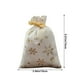 thumbnail image 3 of Velvet Hot Stamping Drawstring Bag Pentagram Christmas Gift Bags Candy Drawstring Bags Holiday Products Gifts, 3 of 5