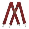 thumbnail image 1 of Tauxra Adjustable Suspenders for Adult Wearers, Elastic Suspender Clip Straps, X Back Clips to Attach Shirts and Pants, Adjustable to 47 Inches with 1.5 Inch Wide StrapWear, 1 of 1