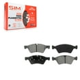 thumbnail image 1 of Front Semi-Metallic Disc Brake Pads SIM-1123 for Car Mercedes-Benz E350 ML350 GL450 R350 GL550 ML500 ML320 GL350 E550 ML550 GL320 E500 R500 R320 G55 AMG ML450 R63, 1 of 8