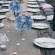 thumbnail image 5 of Flores artificiales ramo mixto rosas artificiales ramo de hortensias 9 cabezas reales, 5 of 5