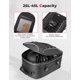 thumbnail image 5 of Bolsa trasera para motocicleta KEMIMOTO de doble uso, impermeable, 25 L a 45 L, 5 of 9