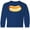 Royal Blue, variant on Inktastic Funny Hot Dog Long Sleeve Youth T-Shirt