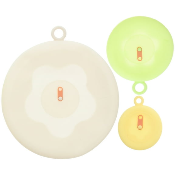 Soimiss 3Pcs Universal Silicone Bowl Lids Reusable Food Covers with Airtight Seal for Microwave