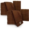 thumbnail image 1 of Paris Collection 100% Cotton, Bleach Resistant spa Towels 16"x30" Brown (Pack of 24) Heavier Than The 16x27 ! Weighing at 4.0 lbs. per doz. Salon Towels, Beauty Spa, Tanning, Gym, Home, dorms., 1 of 4