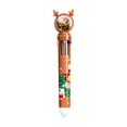 thumbnail image 1 of CEHVOM 10 Color Christmas Ballpoint Pen Push Type Color Multifunction Marker 10 In 1 Multicolor Pen Christmas Gift 2ml Clearance, 1 of 5