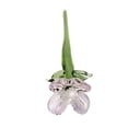 thumbnail image 1 of Decoración floral de vidrio hecha a mano con tallo, miniplantas florales sopladas a mano, figura decorativa para el hogar, sala de estar, oficina, mesa, florero., 1 of 8